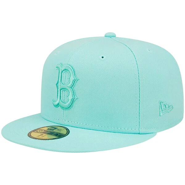 New Era Boston Red Sox Icon Color Pack 59FIFTY Fitted Hat - Turquoise