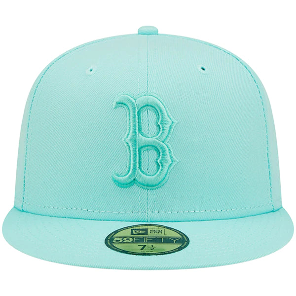 New Era Boston Red Sox Icon Color Pack 59FIFTY Fitted Hat - Turquoise - Image 2