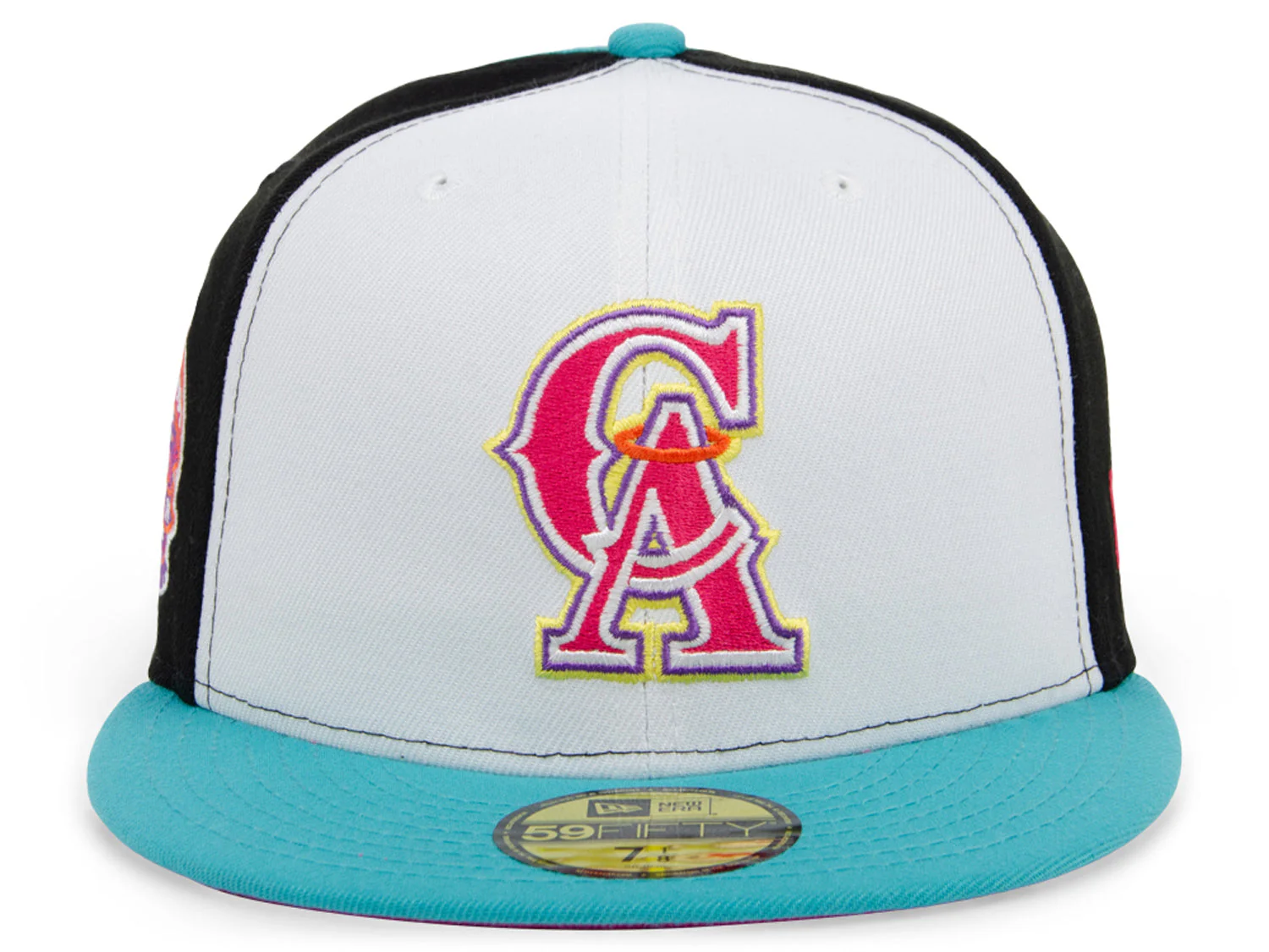 New Era x Lids HD California Angels Sugar Skull Pinwheel 2022 59FIFTY Fitted Cap - Image 5