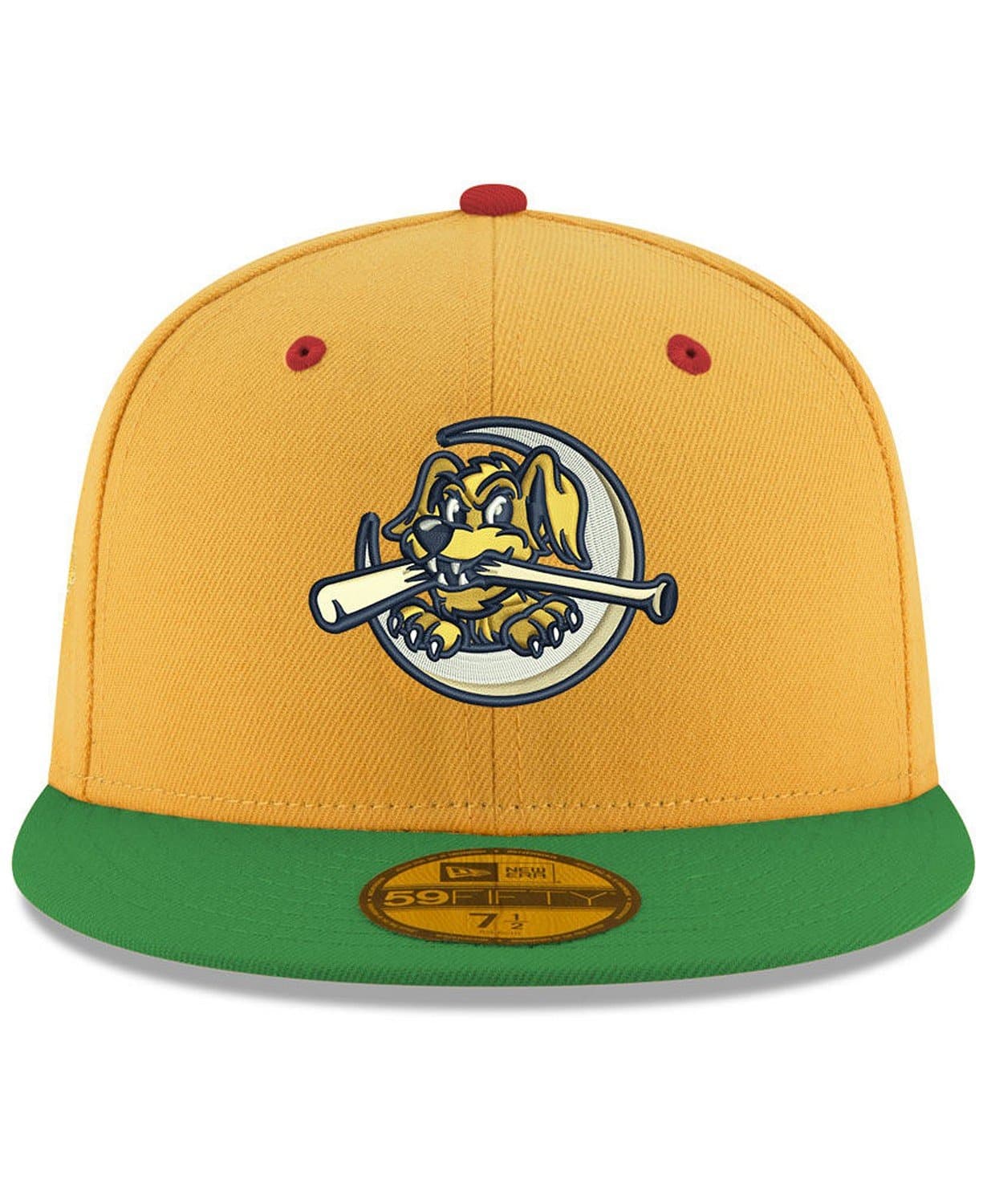 Charleston RiverDogs Yellow & Green AC 59FIFTY Fitted Hat - Image 4