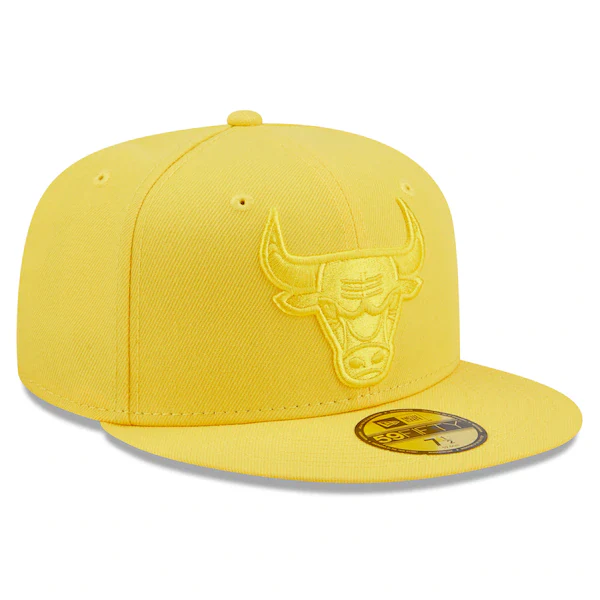 New Era  Chicago Bulls Color Pack 59FIFTY Fitted Hat - Yellow - Image 3