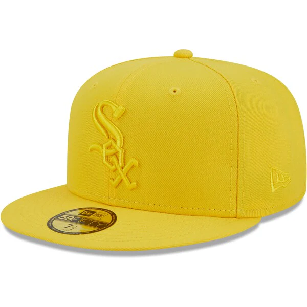 New Era Chicago White Sox Icon Color Pack 59FIFTY Fitted Hat - Yellow