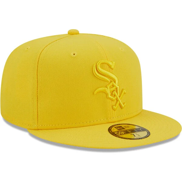 New Era Chicago White Sox Icon Color Pack 59FIFTY Fitted Hat - Yellow - Image 3