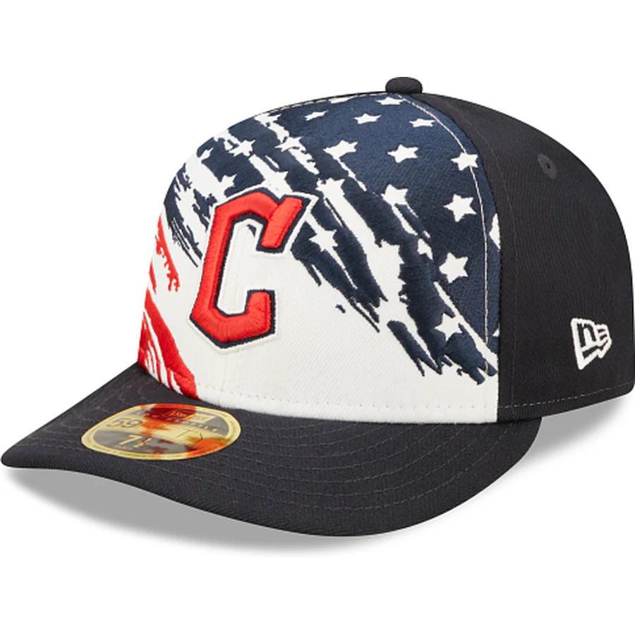 New Era Cleveland Guardians Independence Day 2022 Low Profile 59FIFTY Fitted Hat