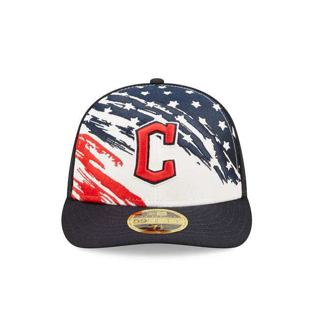 New Era Cleveland Guardians Independence Day 2022 Low Profile 59FIFTY Fitted Hat - Image 2