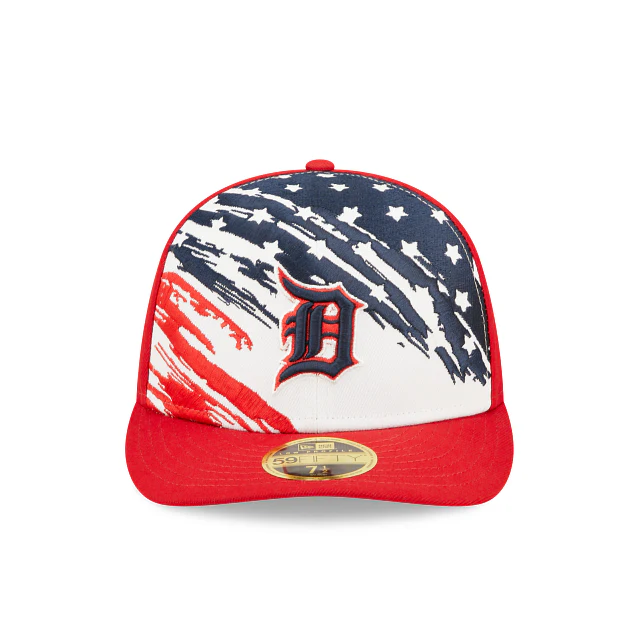 New Era  Detroit Tigers Independence Day 2022 Low Profile 59FIFTY Fitted Hat - Image 2