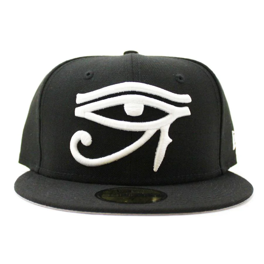 New Era Eye of Horus Black 59FIFTY Fitted Hat - Image 2
