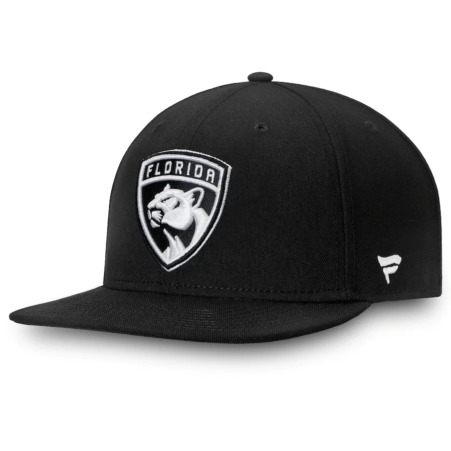 Fanatics Branded Florida Panthers Black Logo Fitted Hat