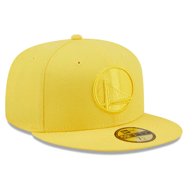 New Era  Golden State Warriors Color Pack 59FIFTY Fitted Hat - Yellow - Image 3
