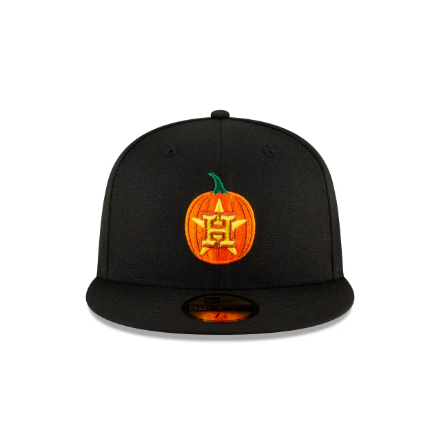 New Era Houston Astros Carved Pumpkins 59Fifty Fitted Hat - Image 3