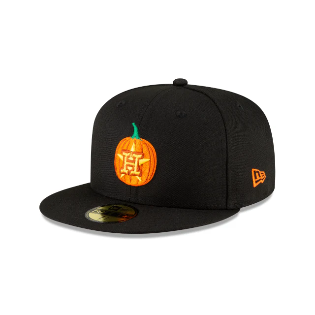 New Era Houston Astros Carved Pumpkins 59Fifty Fitted Hat - Image 4