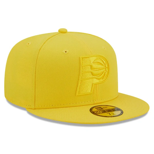 New Era Indiana Pacers Color Pack 59FIFTY Fitted Hat - Yellow - Image 3