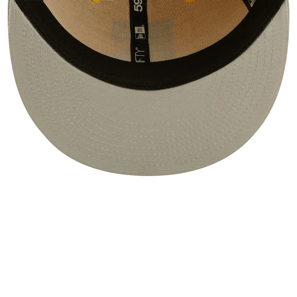 New Era  LA Clippers Color Pack 59FIFTY Fitted Hat - Yellow/Gray - Image 5