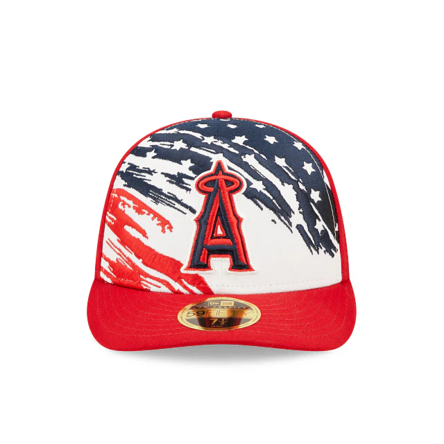 New Era  Los Angeles Angels Independence Day 2022 Low Profile 59FIFTY Fitted Hat - Image 2