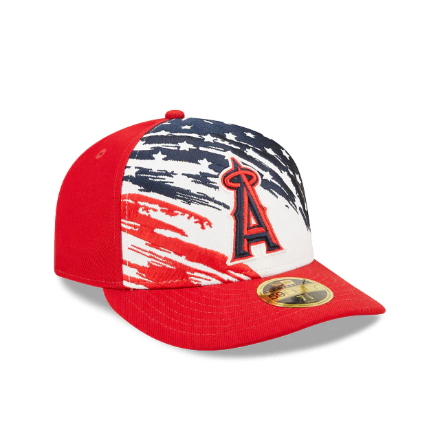 New Era  Los Angeles Angels Independence Day 2022 Low Profile 59FIFTY Fitted Hat - Image 3