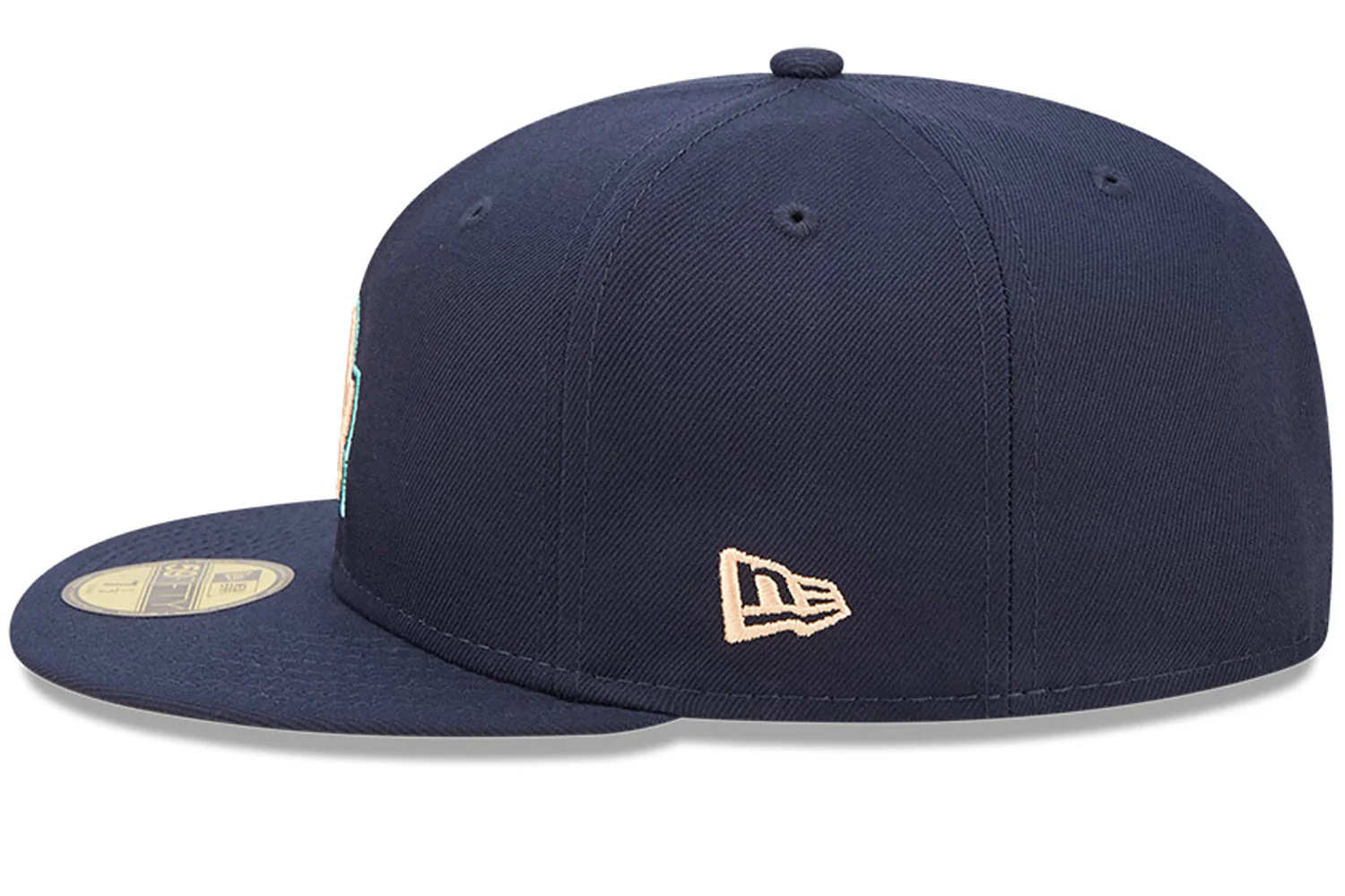 New Era x Lids HD  Los Angeles Dodgers Oceanside Peach 2022 59FIFTY Fitted Cap - Image 6