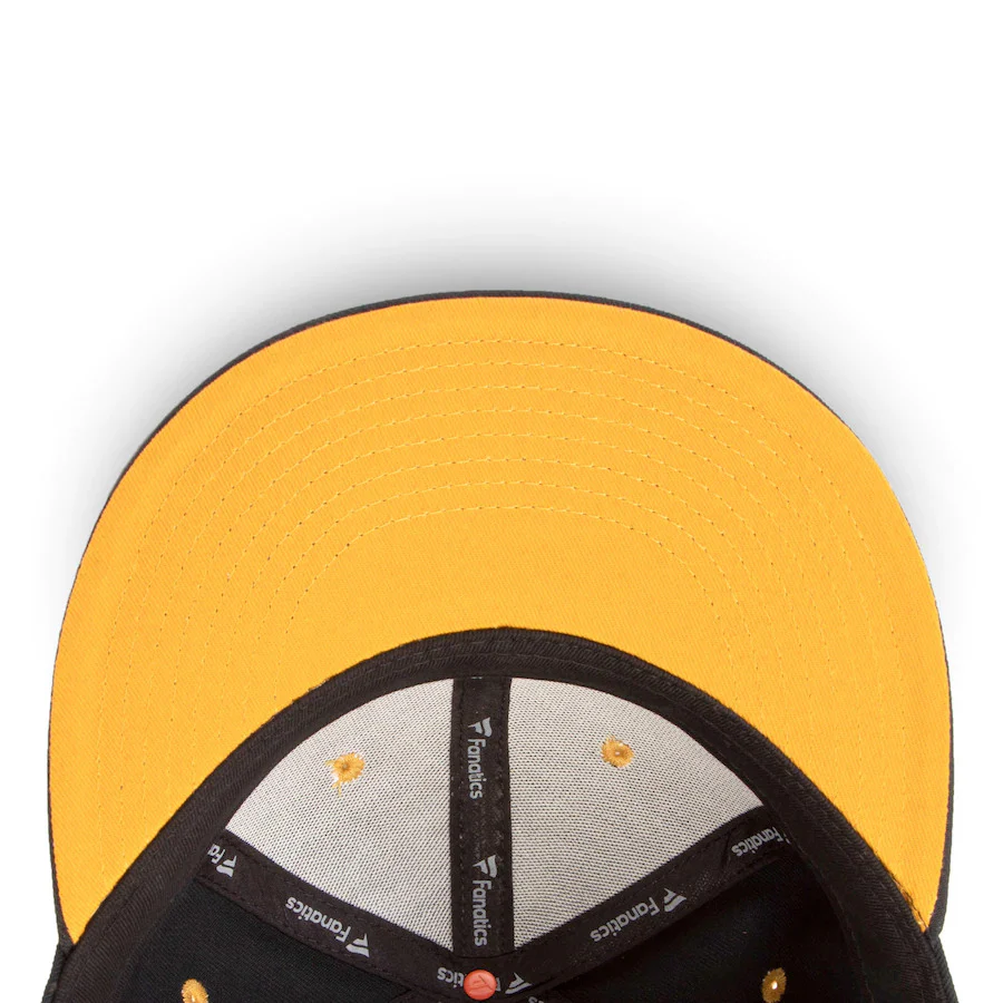 Fanatics Branded Black/Gold NHL Original Six Fitted Hat - Image 5