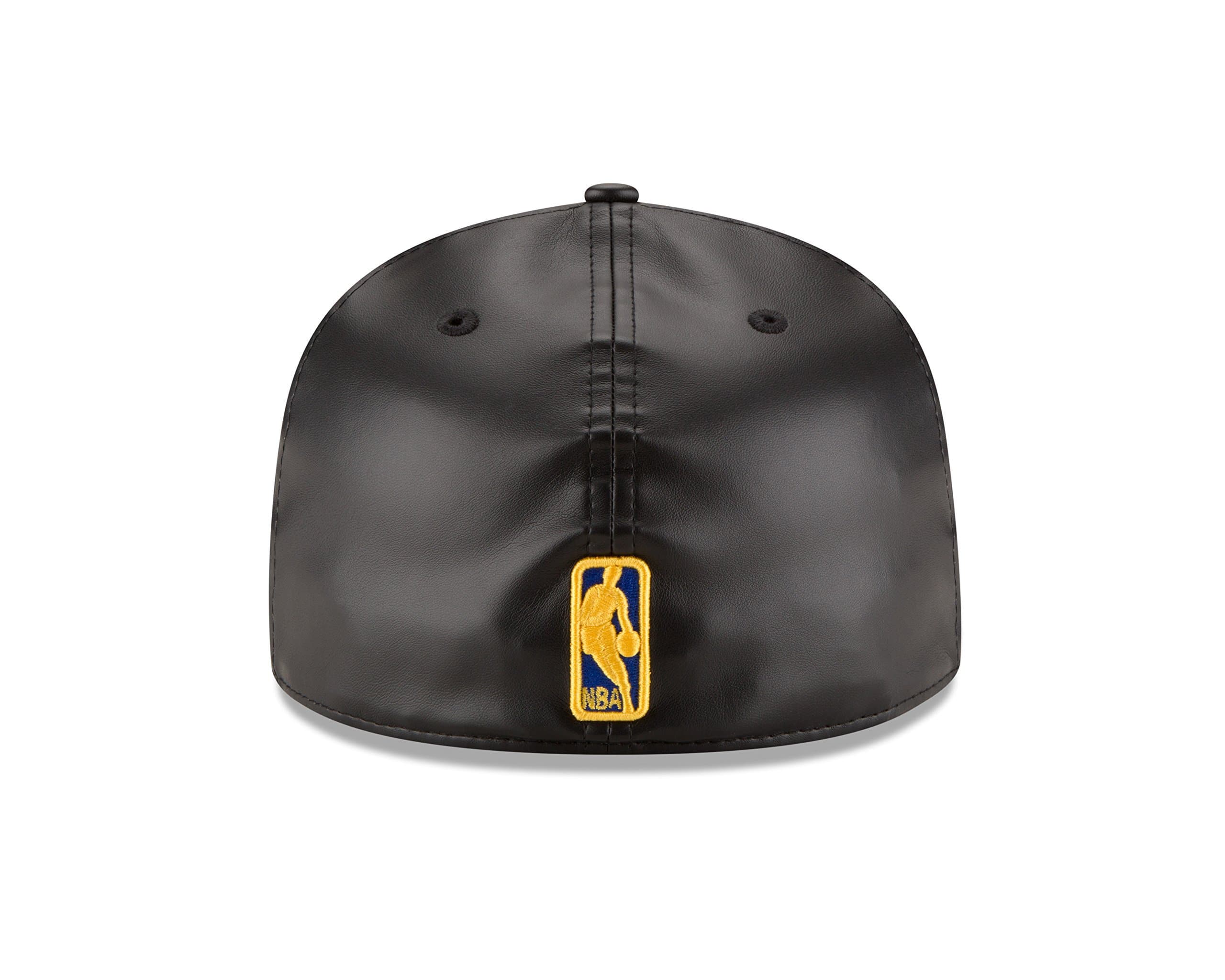 New Era Golden State Warriors Leather 59FIFTY Fitted Hat - Image 4
