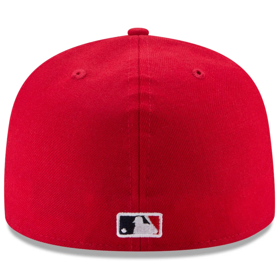 New Era Red Los Angeles Angels Game Authentic Collection On-Field 59FIFTY Fitted Hat - Image 4