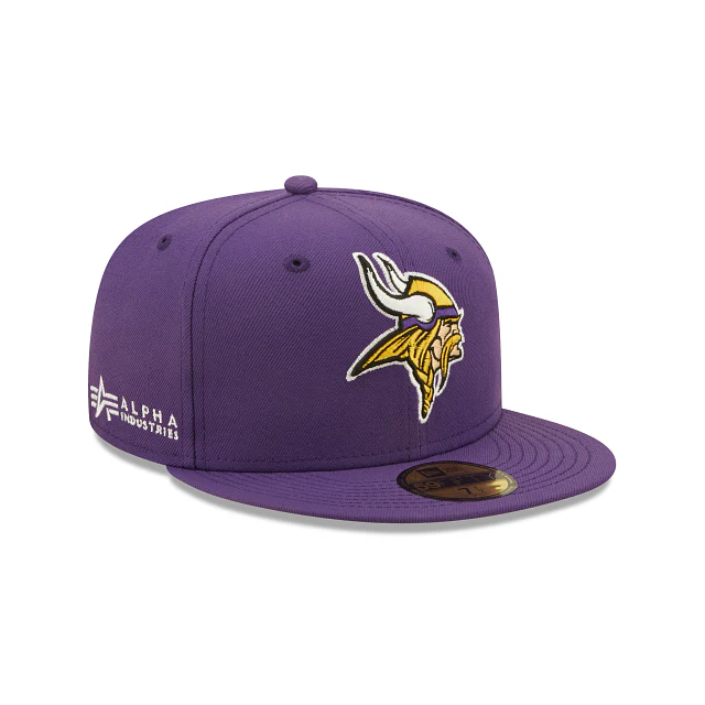 New Era Alpha Industries X Minnesota Vikings 2022 59FIFTY Fitted Hat - Image 3