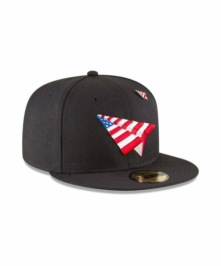 New Era American Dream Black Paper Planes 59FIFTY Fitted Hat - Image 4