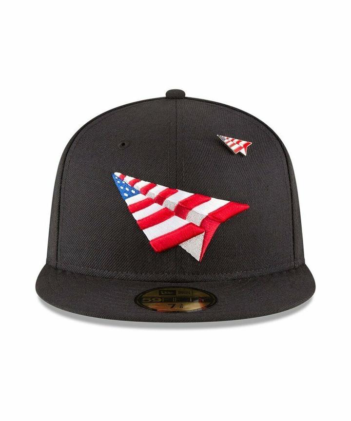 New Era American Dream Black Paper Planes 59FIFTY Fitted Hat - Image 5