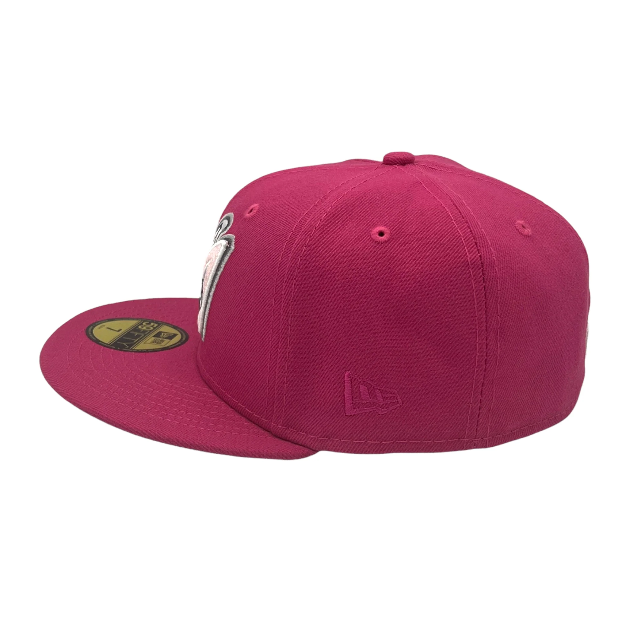 New Era Anaheim Angels Beetroot 'Summer Pack' 50th Anniversary 59FIFTY Fitted Hat - Image 2