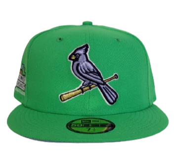 New Era Apple Green St. Louis Cardinals Lavender Bottom 2013 World Series 59Fifty Fitted Hat