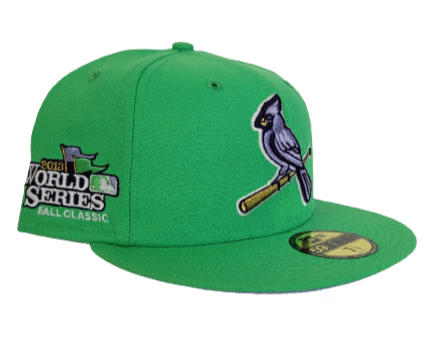 New Era Apple Green St. Louis Cardinals Lavender Bottom 2013 World Series 59Fifty Fitted Hat - Image 5