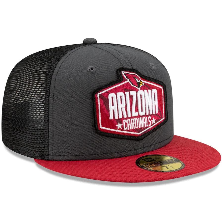 New Era Arizona Cardinals 2021 NFL Draft 59Fifty Fitted Hat - Image 3