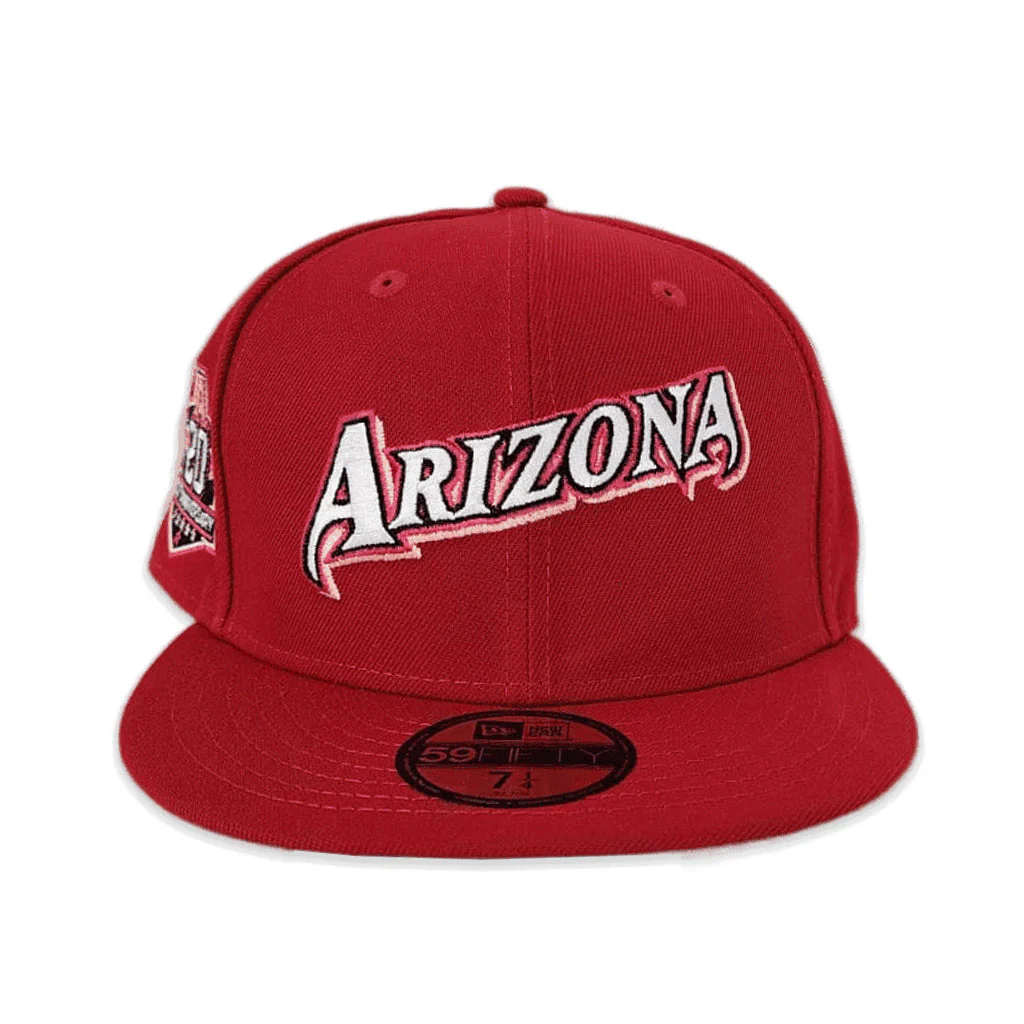 New Era Arizona Diamondbacks 20th Anniversary Red/Grey UV 59FIFTY Fitted Hat