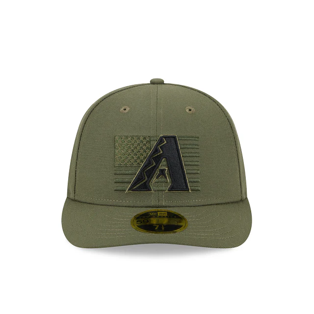New Era Arizona Diamondbacks Armed Forces Day 2023 Low Profile 59FIFTY Fitted Hat - Image 2