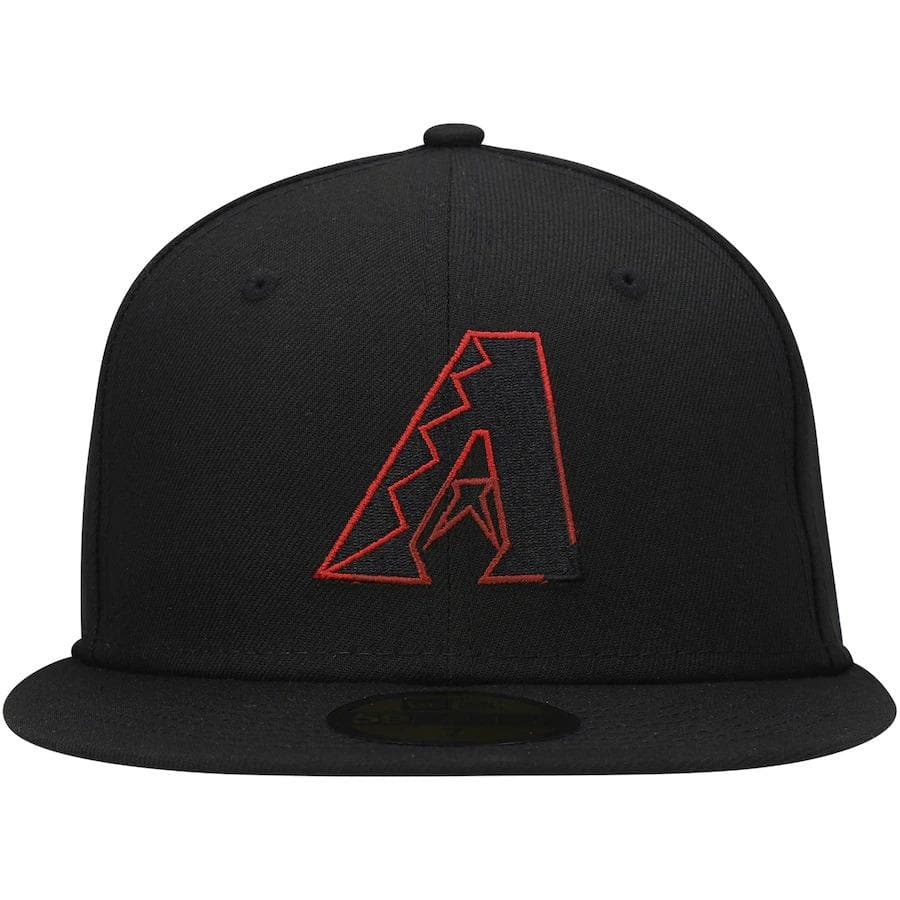 New Era Arizona Diamondbacks Black Color Dupe 59FIFTY Fitted Hat - Image 2