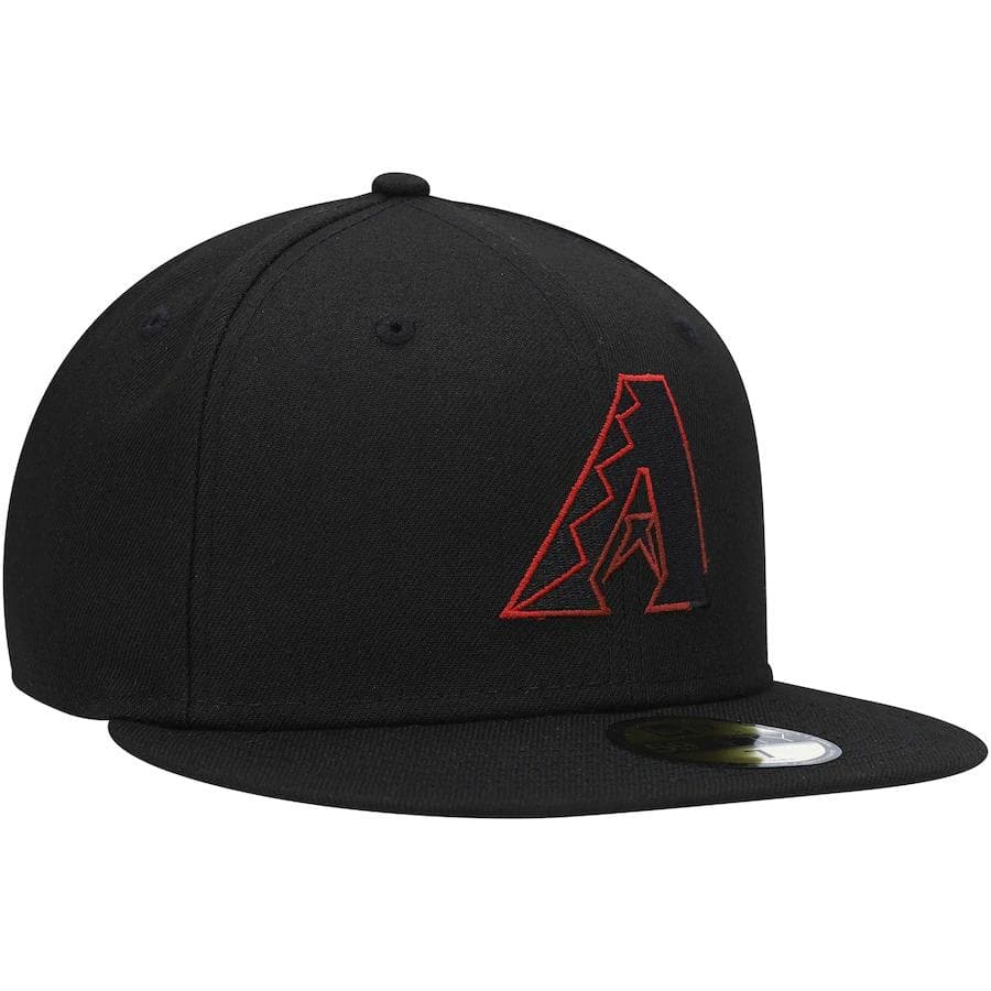 New Era Arizona Diamondbacks Black Color Dupe 59FIFTY Fitted Hat - Image 3