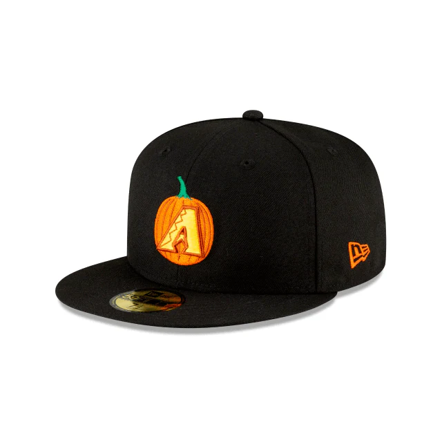 New Era Arizona Diamondbacks Carved Pumpkins 59Fifty Fitted Hat - Image 7