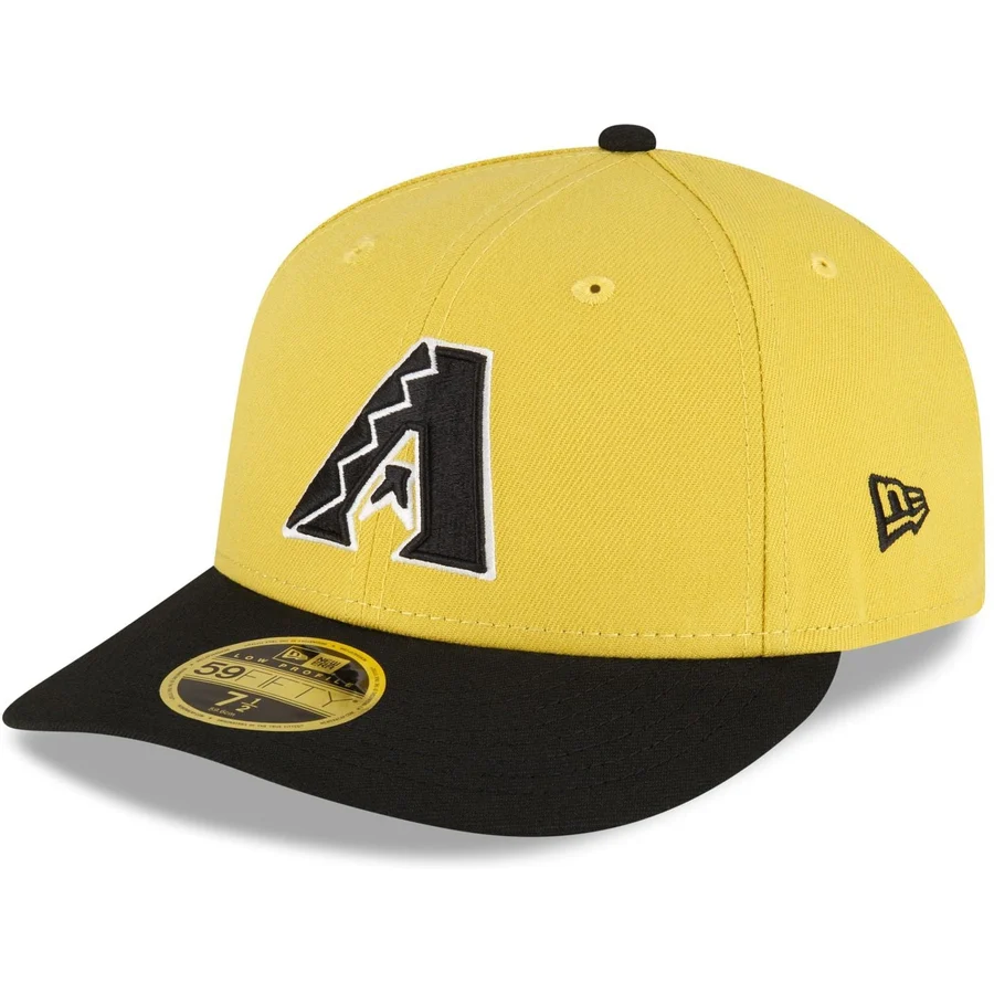 New Era Arizona Diamondbacks Chartreuse Crown Low Profile 2023 59FIFTY Fitted Hat