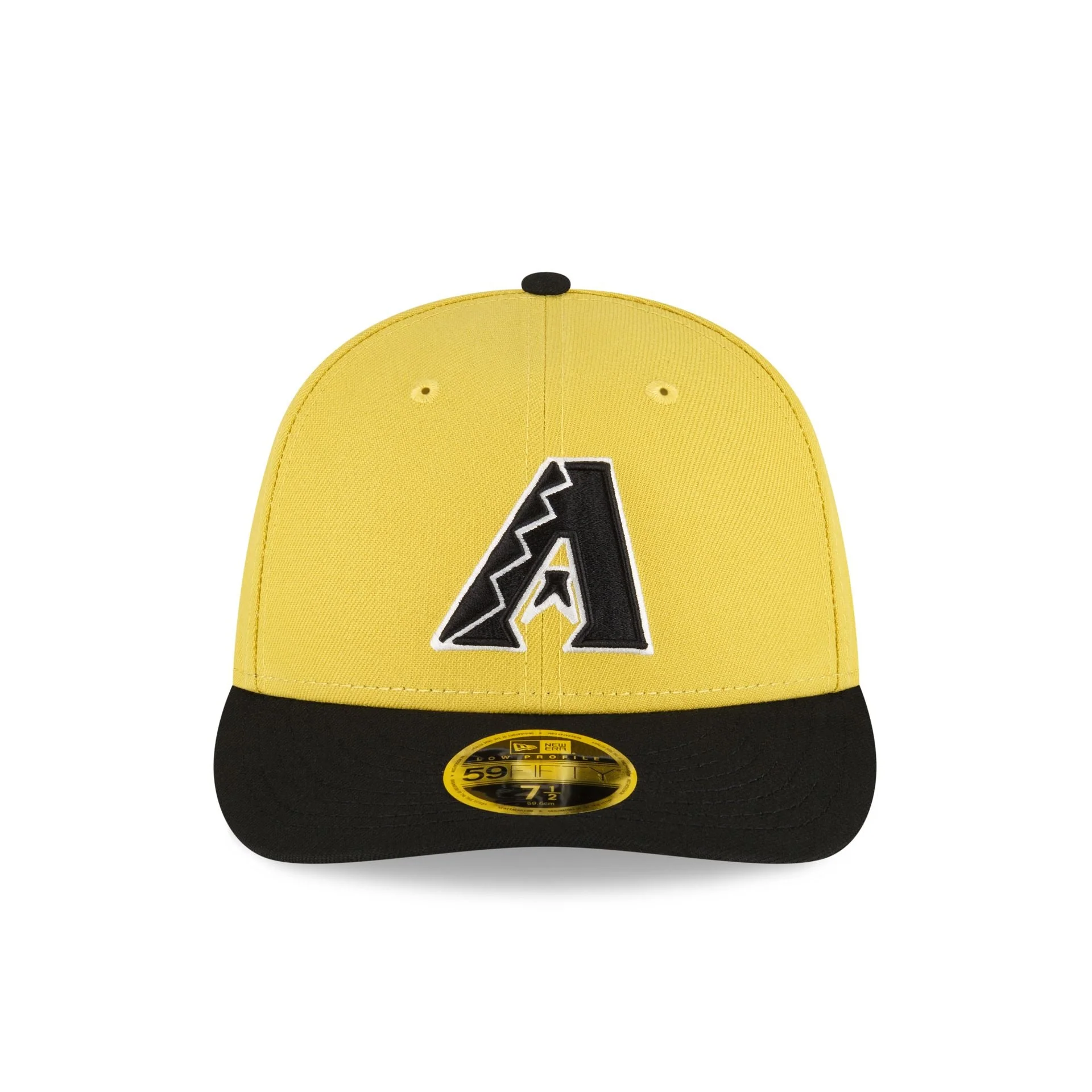New Era Arizona Diamondbacks Chartreuse Crown Low Profile 2023 59FIFTY Fitted Hat - Image 2