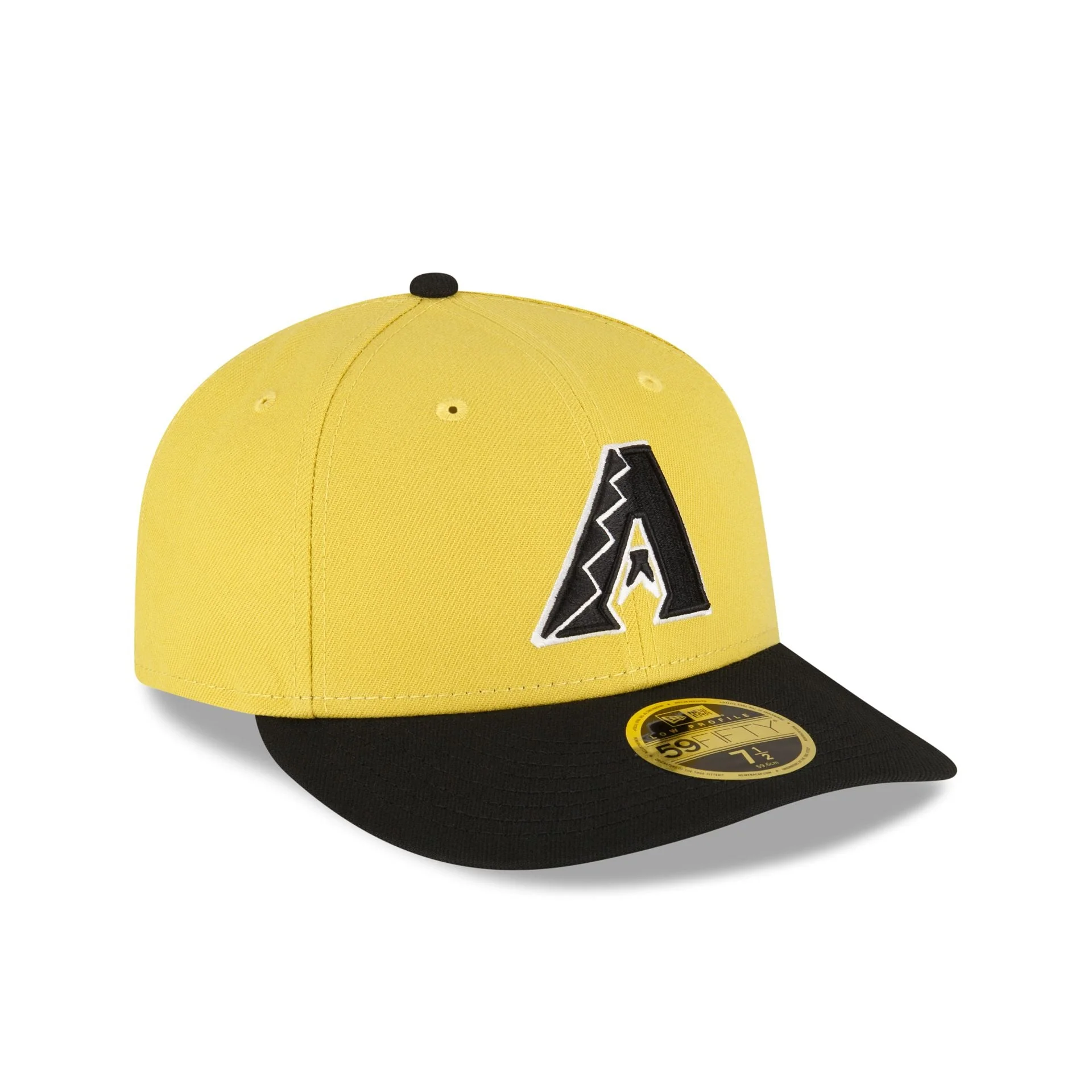 New Era Arizona Diamondbacks Chartreuse Crown Low Profile 2023 59FIFTY Fitted Hat - Image 3