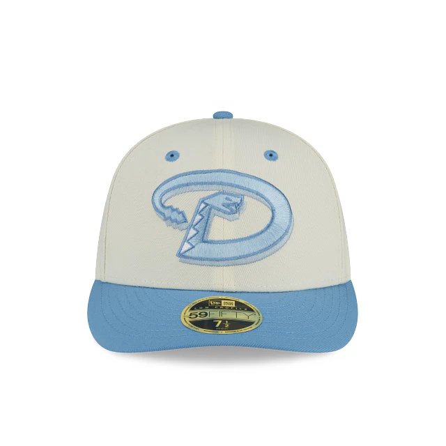 New Era Arizona Diamondbacks Chrome Sky Low Profile 2022 59FIFTY Fitted Hat - Image 2