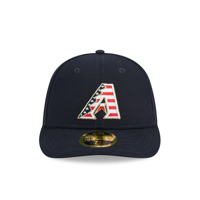 New Era Arizona Diamondbacks Independence Day 2023 Low Profile 59FIFTY Fitted Hat - Image 2