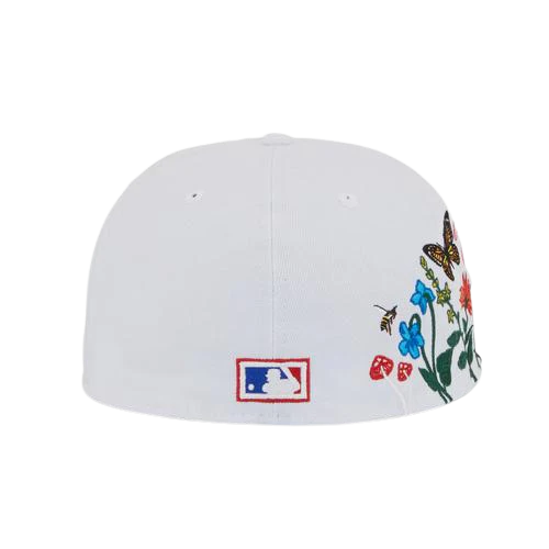 New Era Arizona Diamondbacks "White Blooming" Yellow Undervisor 59FIFTY Fitted Hat - Image 4