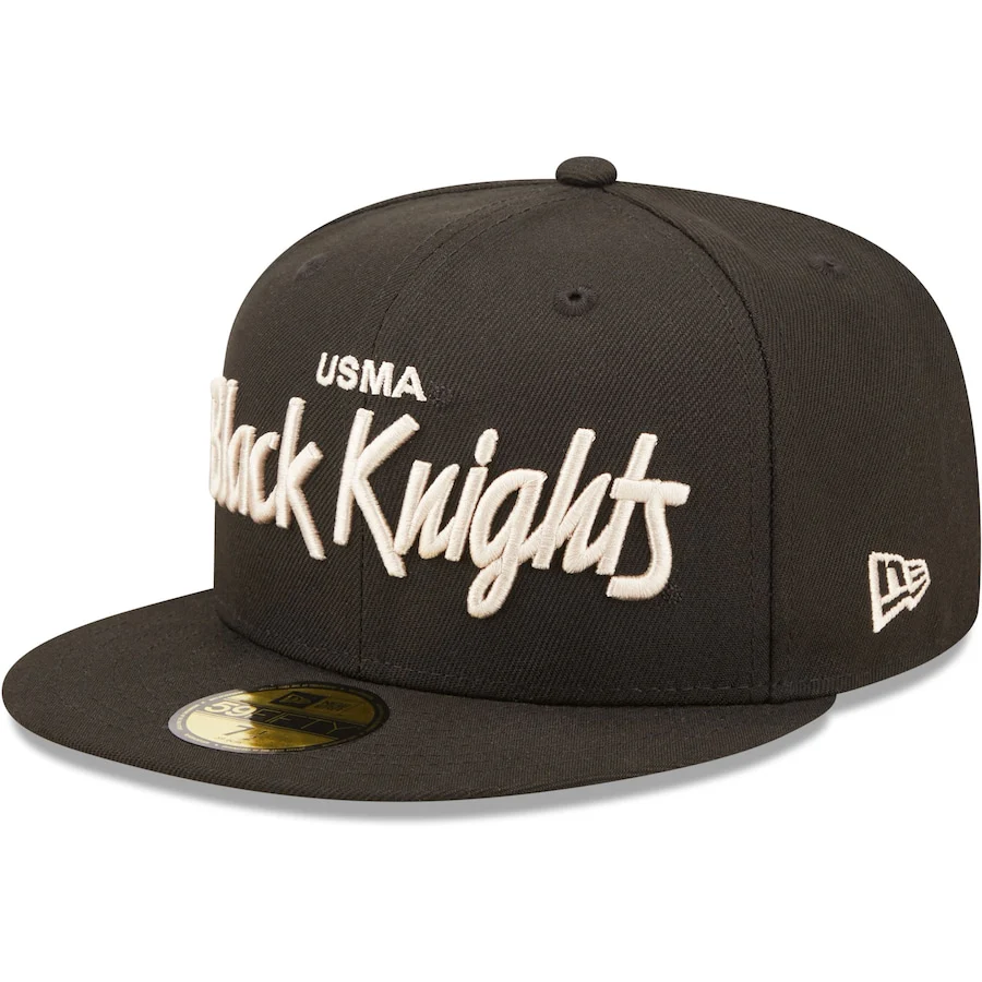 New Era Army Black Knights Black Griswold 59FIFTY Fitted Hat