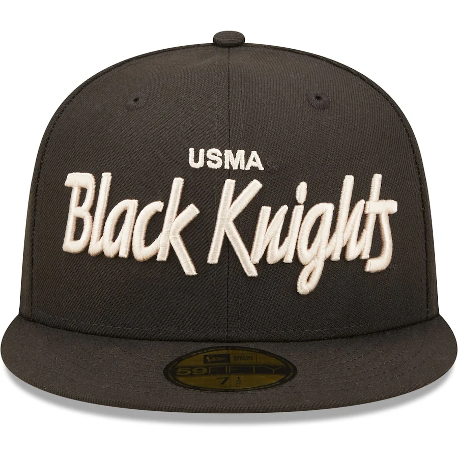 New Era Army Black Knights Black Griswold 59FIFTY Fitted Hat - Image 2