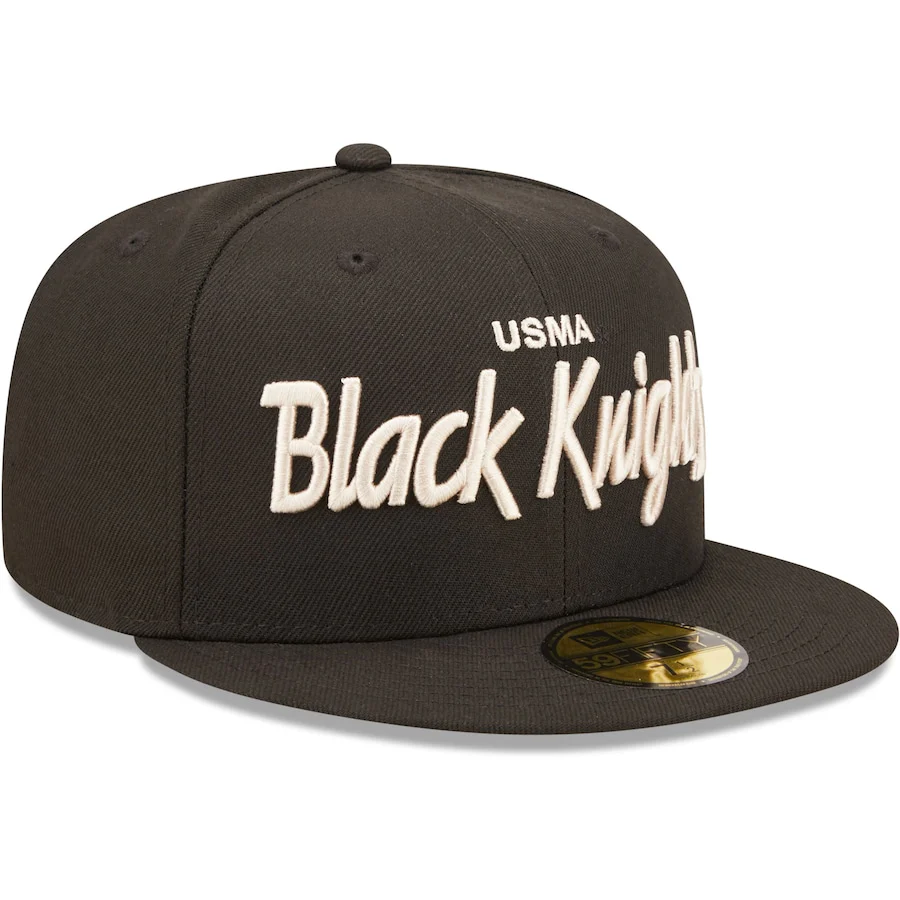 New Era Army Black Knights Black Griswold 59FIFTY Fitted Hat - Image 3
