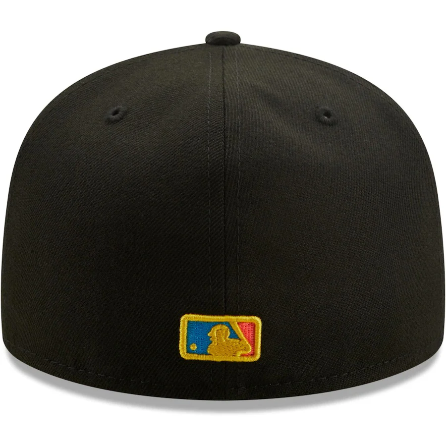New Era Atlanta Braves Black Glow Undervisor 59FIFTY Fitted Hat - Image 4