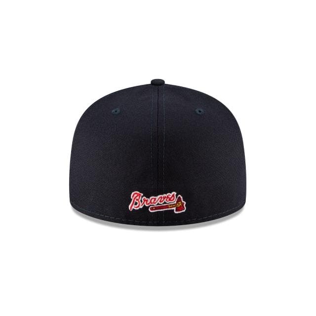 New Era Atlanta Braves Ligature 59Fifty Fitted Hat - Image 4