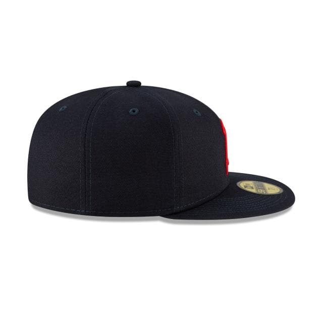 New Era Atlanta Braves Ligature 59Fifty Fitted Hat - Image 5