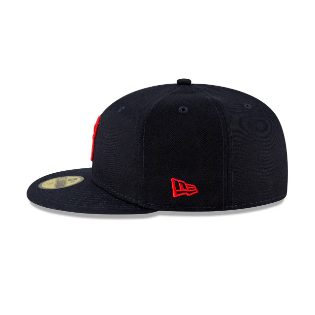New Era Atlanta Braves Ligature 59Fifty Fitted Hat - Image 6