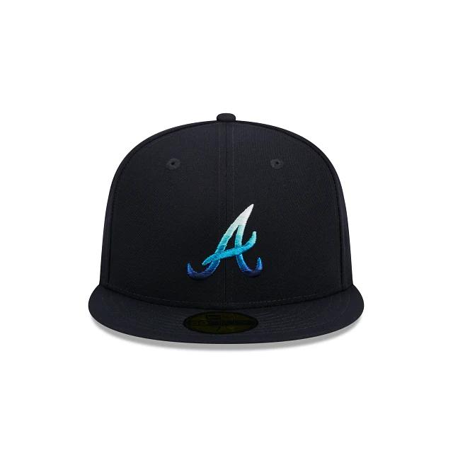 New Era Atlanta Braves Metallic Gradient 2023 59FIFTY Fitted Hat - Image 2
