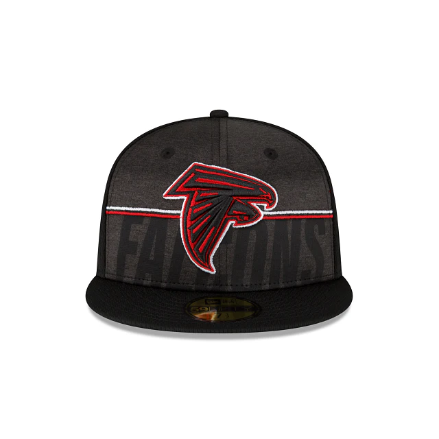 New Era Atlanta Falcons 2023 Training Black 59FIFTY Fitted Hat - Image 2